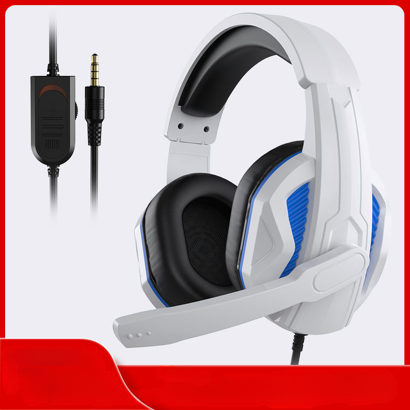 Auriculares con orejas de gato para Gamers, cascos con micrófono, HD,  reducción de ruido, haz de luz sobre la oreja para PC, ordenador y portátil