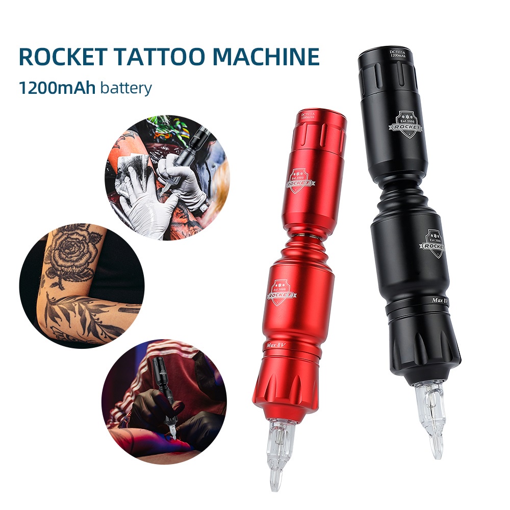 Macchinetta Tatuaggi Macchinetta Tatuaggi Mini Rocket Set Alimentatore  Tatuaggi Wireless Interfaccia RCA Professionale Rotary Tattoo Battery Pen  Gun Machine Ki 230725 Da Yujia07, 24,56 €
