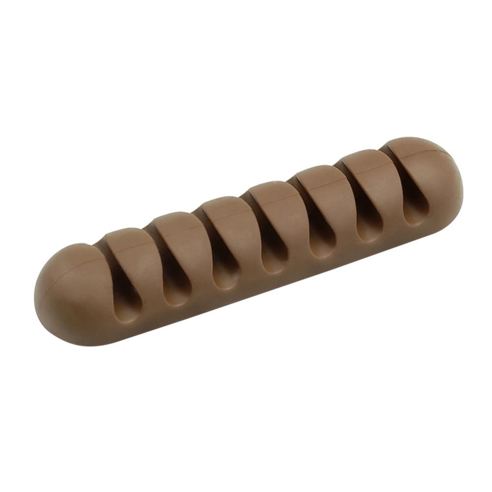7 Holes Silicone Cable Winder USB Cable Organizer Wire Winder