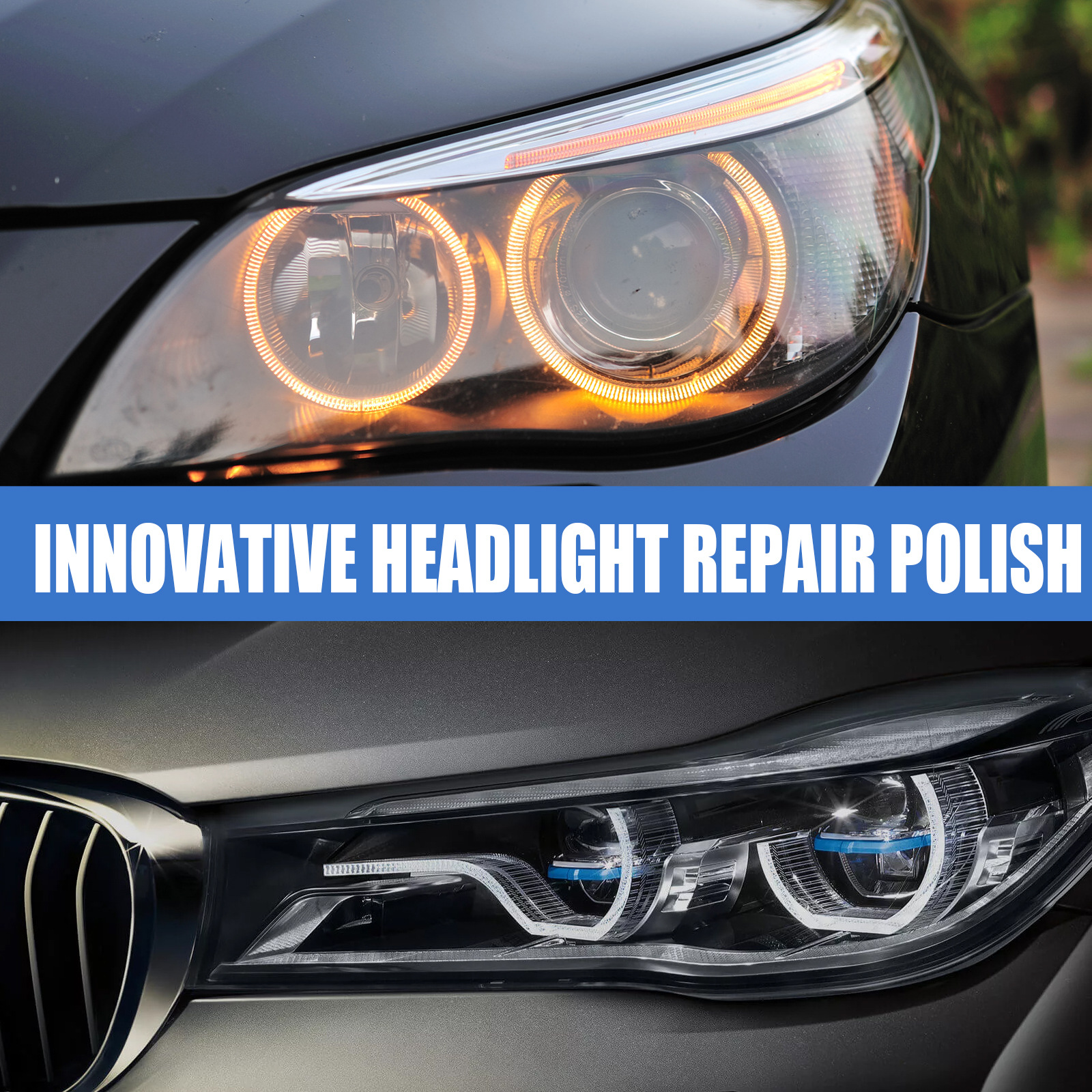 Car Headlight Restoration Refurbishing Agent Headlight Care Polish Agent  Headlight Restore Coating Light Removing Oxidation Prevent Scratches  JB-XPCS8