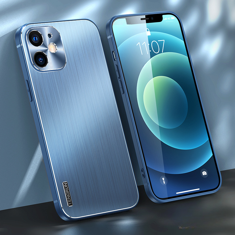 2022 Aluminum + Titanium Shockproof Gorilla Tempered Glass Case for iPhone  13 12 SE 11 Pro Max Xs Max Xs Xr X