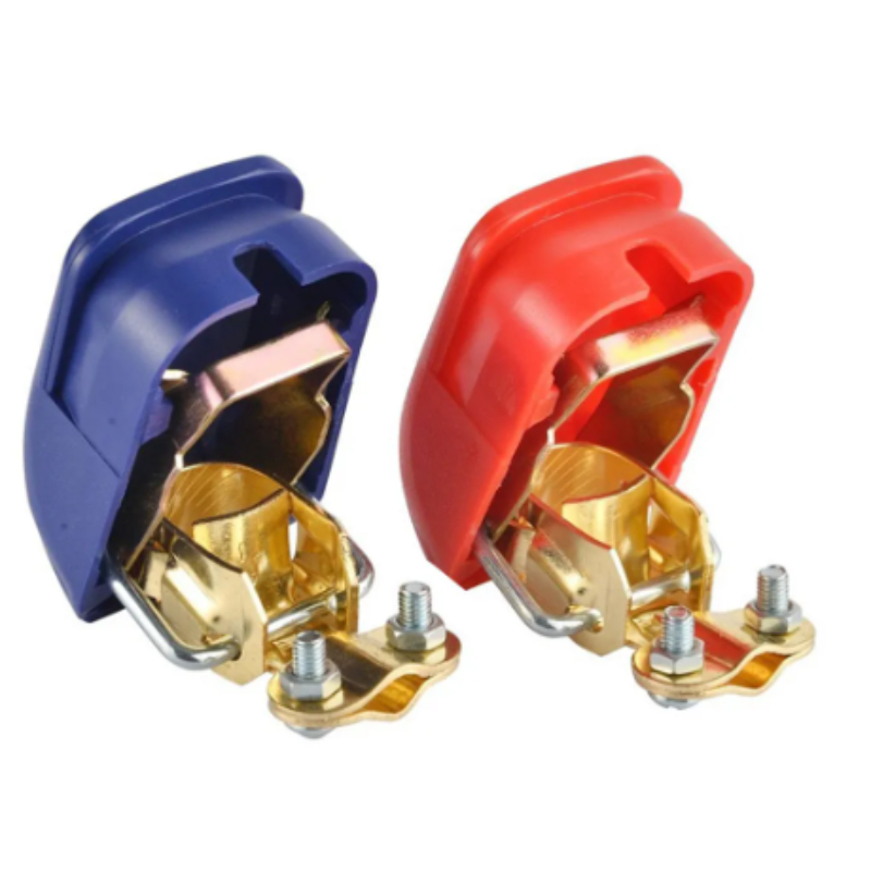 

Universal 2pcs 12v Quick Release Battery Terminals Clamps For Car Caravan Boat Motorcycle Car-styling Car Accessories