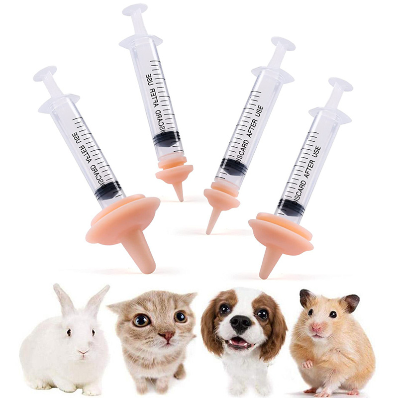 

Easy-feed Pet Nursing Kit For Small Cats, Dogs, And Other Animals - Includes Feeding Bottle, Syringes, And Nipples For Convenient And Safe Feeding