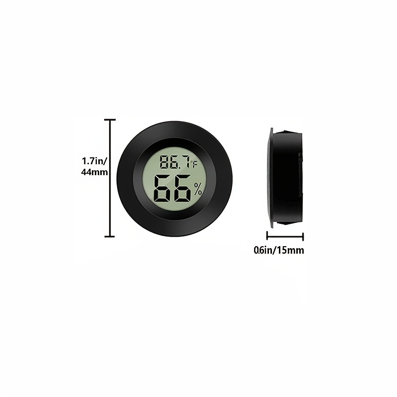 Digital Lcd Indoor Convenient Temperature Sensor, Humidity Meter Thermometer  Hygrometer Gauge - Temu