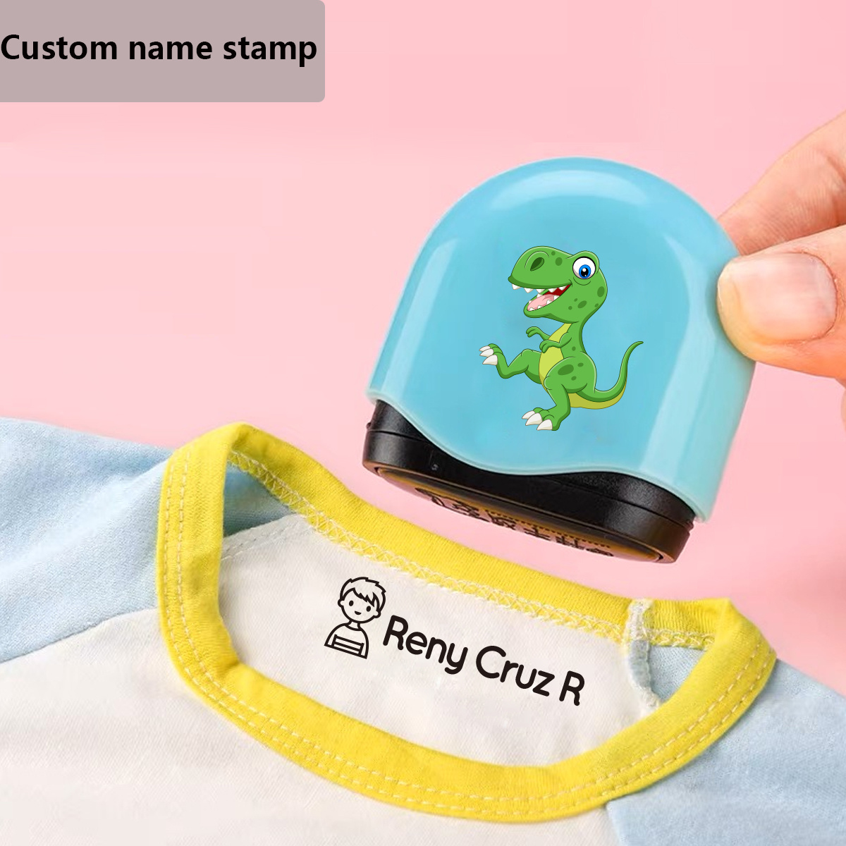  Name Stamp for Clothing Kids,Custom Name for Baby