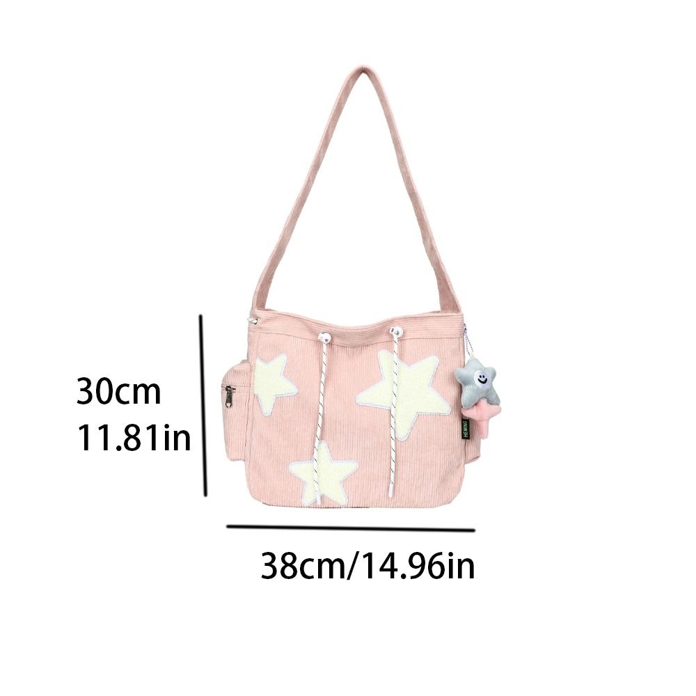 Y2K Crossbody Shoulder Bag Star Pendant