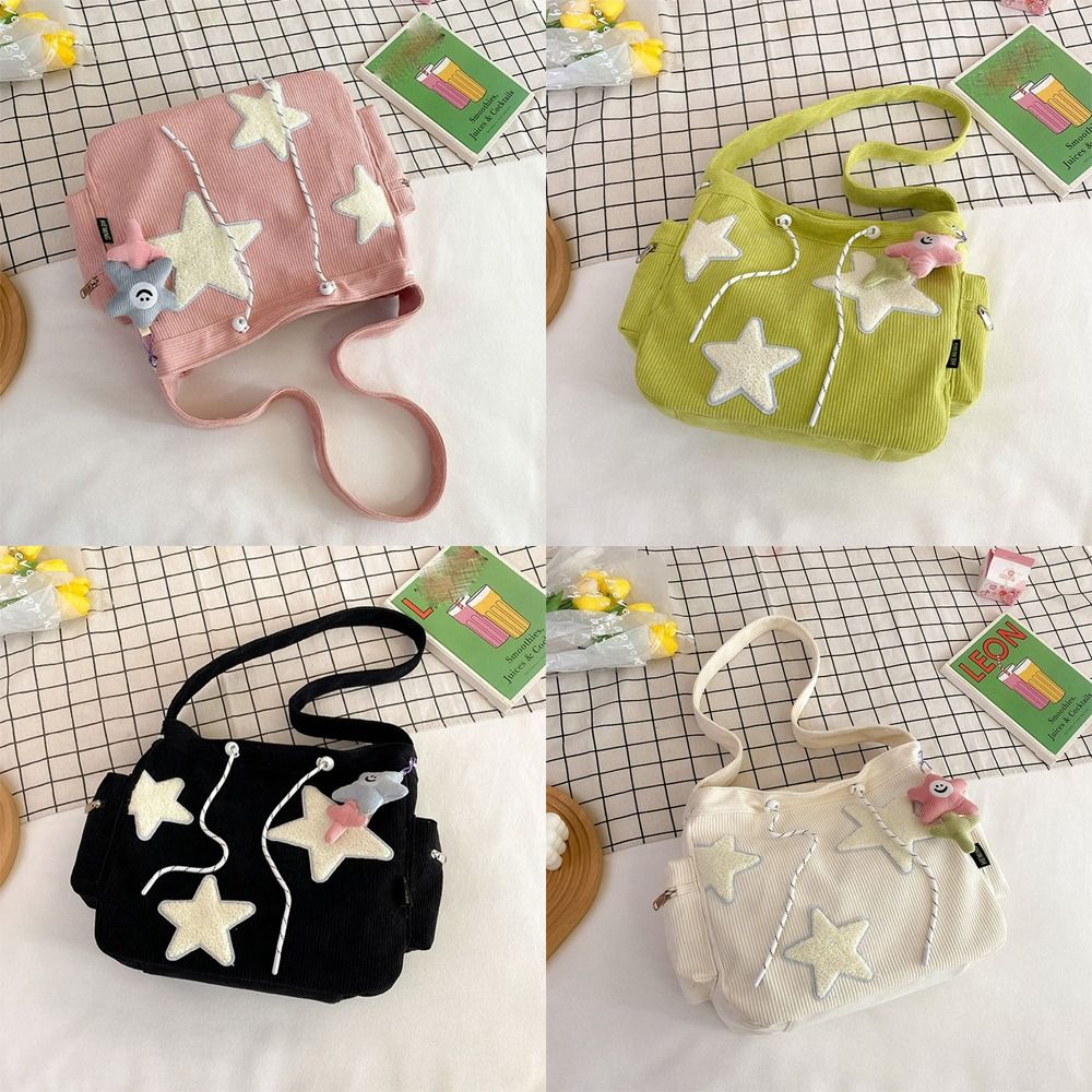 Y2K Crossbody Shoulder Bag Star Pendant