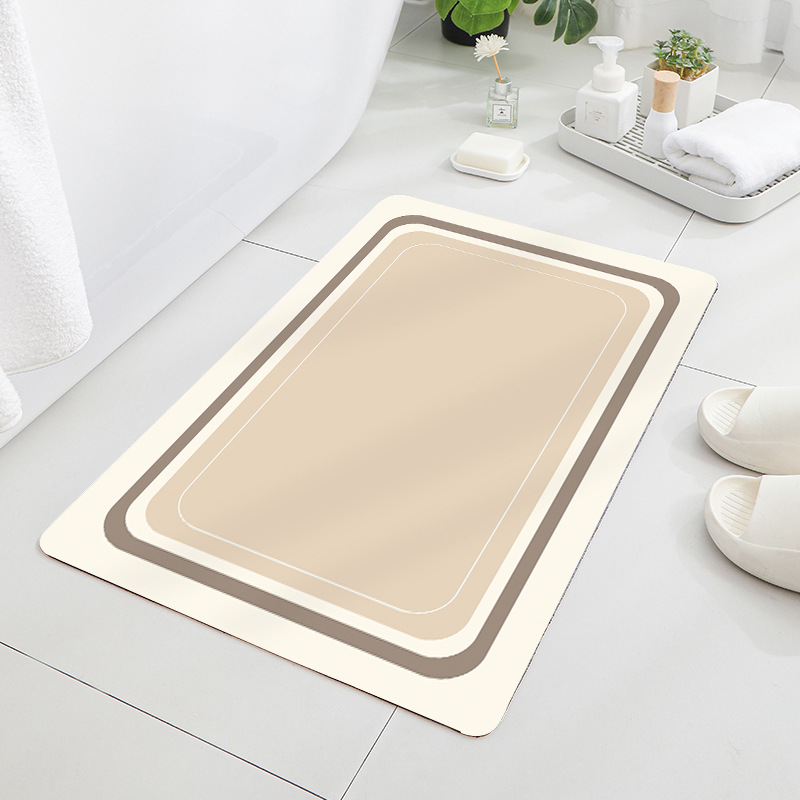 Dropship 1pc Diatom Mud Oval Classic Floor Mat; Super Absorbent Floor Mat; Quick  Dry Bath Mats For Bathroom Floor; Non-Slip Bathroom Rugs; Easy To Clean to  Sell Online at a Lower Price