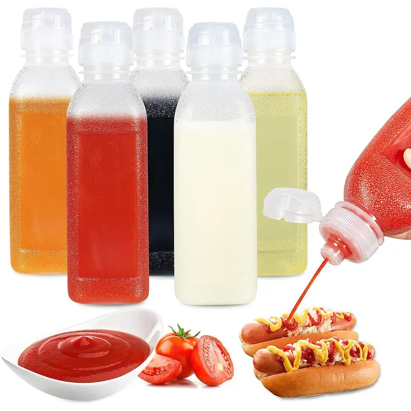 12pcs, Mini Condiment Squeeze Bottles, Mini Squeeze Bottle, Plastic  Condiment Squeeze Bottles, Kitchen Oil Squirt Bottle, Bento Boxes, Sauce  Squeeze B