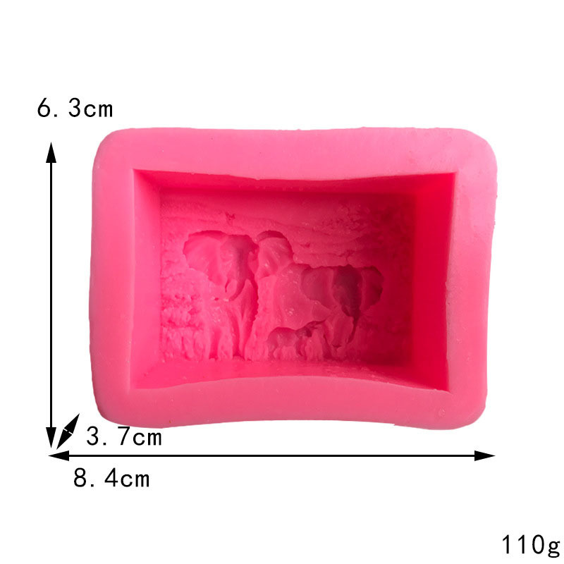  Soap molds Elephant Family, Animals Craft Art Silicone Soap Mold,  3D Craft Candle Molds DIY Round Handmade Soap Moulds - Soap Making Supplies  by YSCEN : Arts, Crafts & Sewing