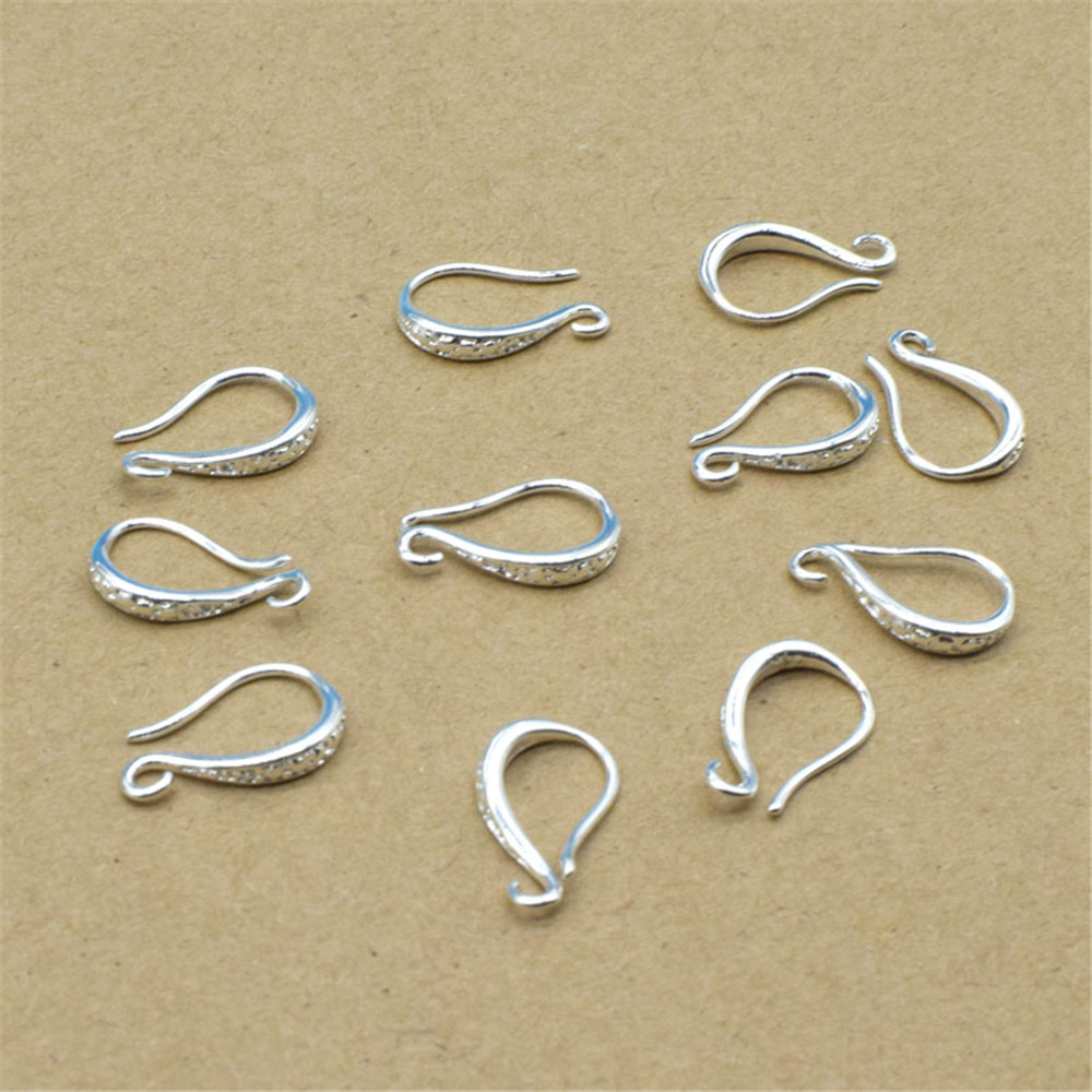 wholesale of 20 50 pieces of exquisite frosted diy ear hooks earrings and ear pendants in golden silvery and rose gold for handmade accessories materials details 6