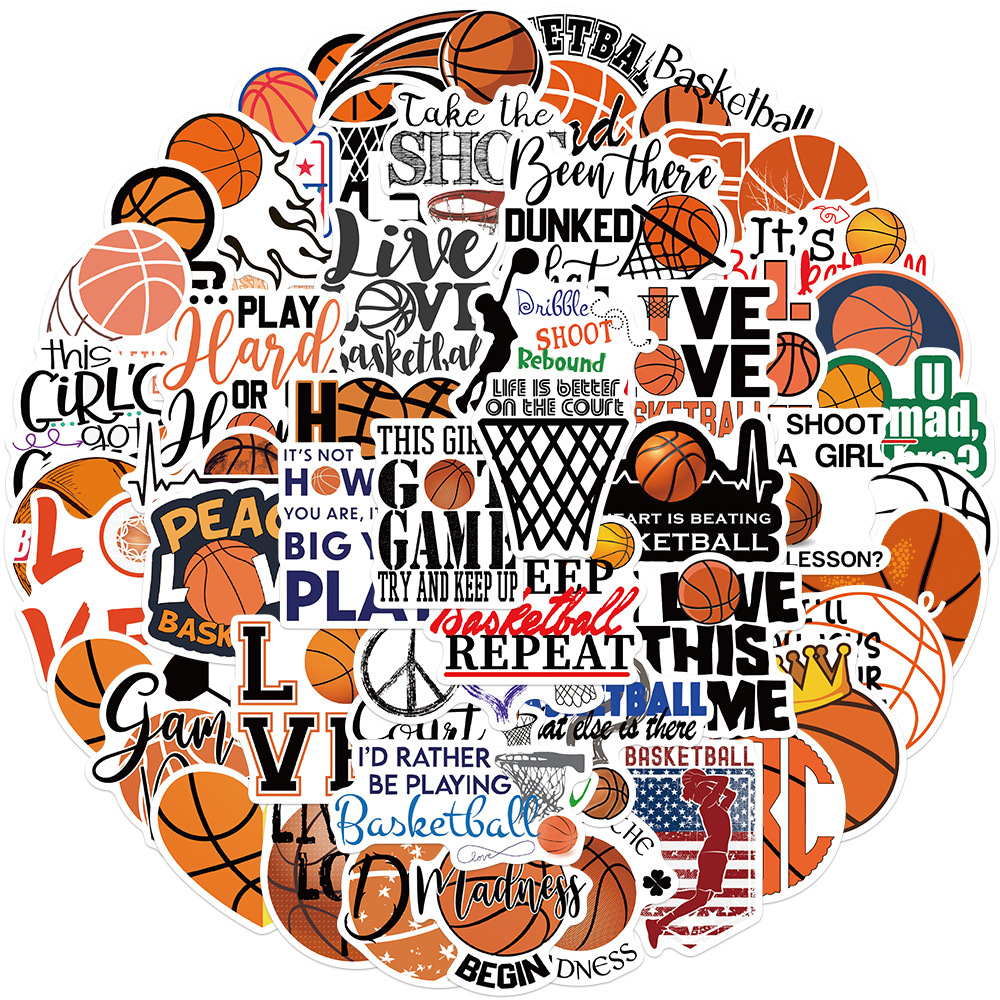  Basketball Shoe Stickers 50 PCS Cool Basketball Shoe