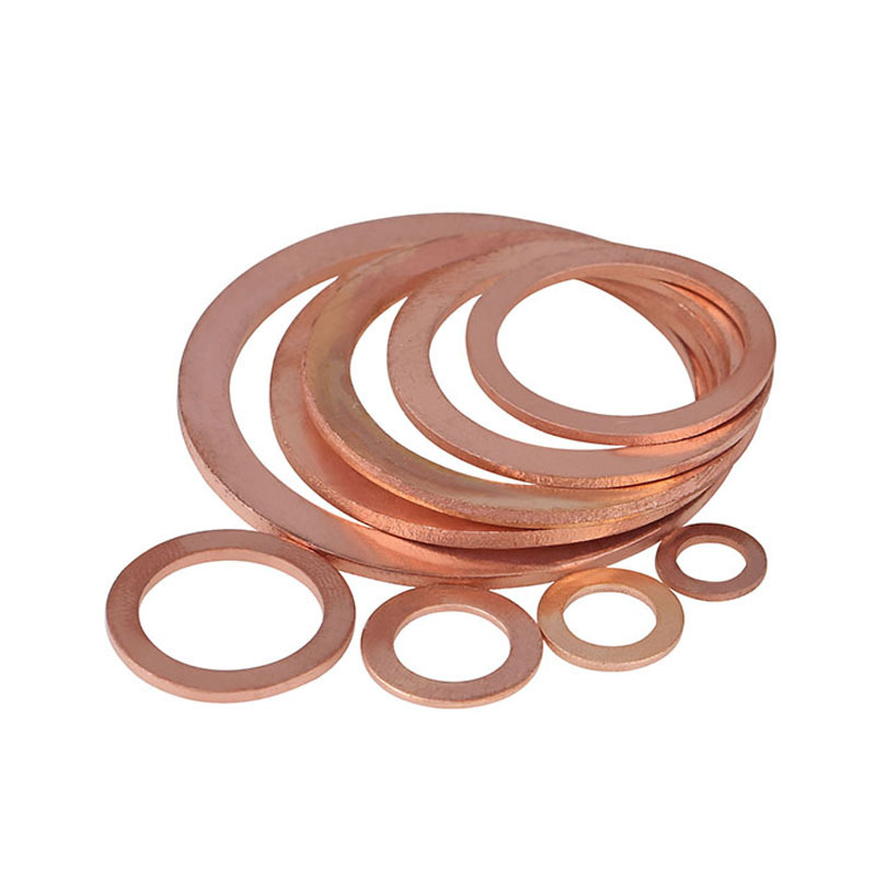10pcs Copper Washer Flat Sealing Gasket Ring Spacer for Car 14 x 20 x 1.5mm