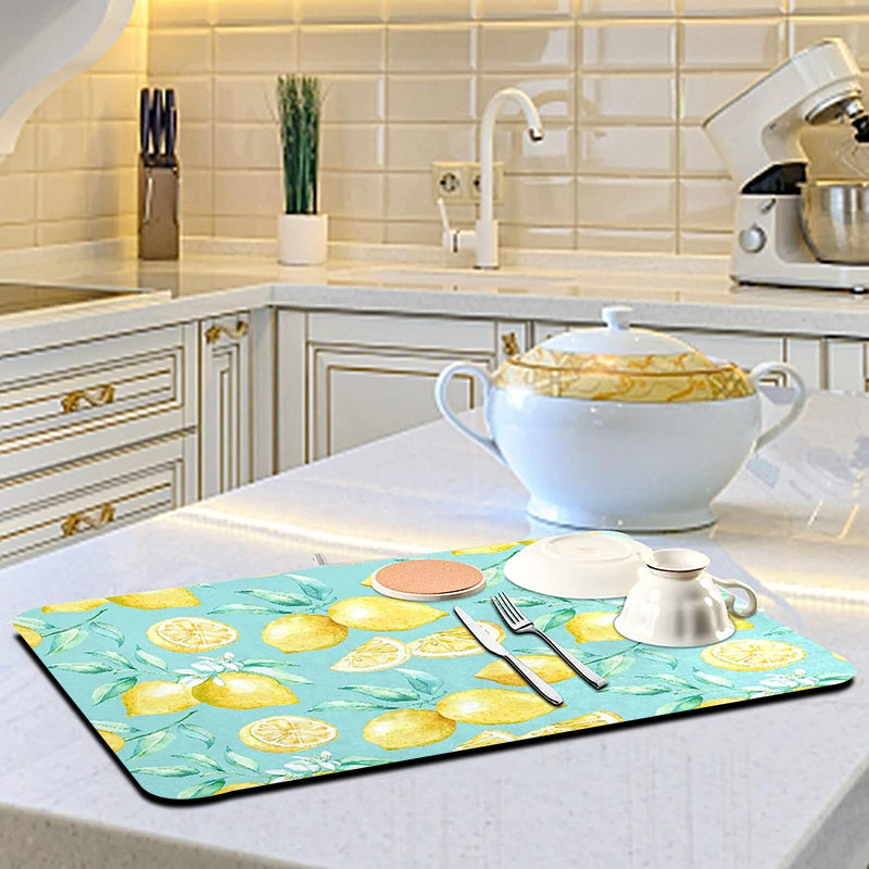 Dish Drying Pad Washstand Kitchen Universal Drain Mat - Temu