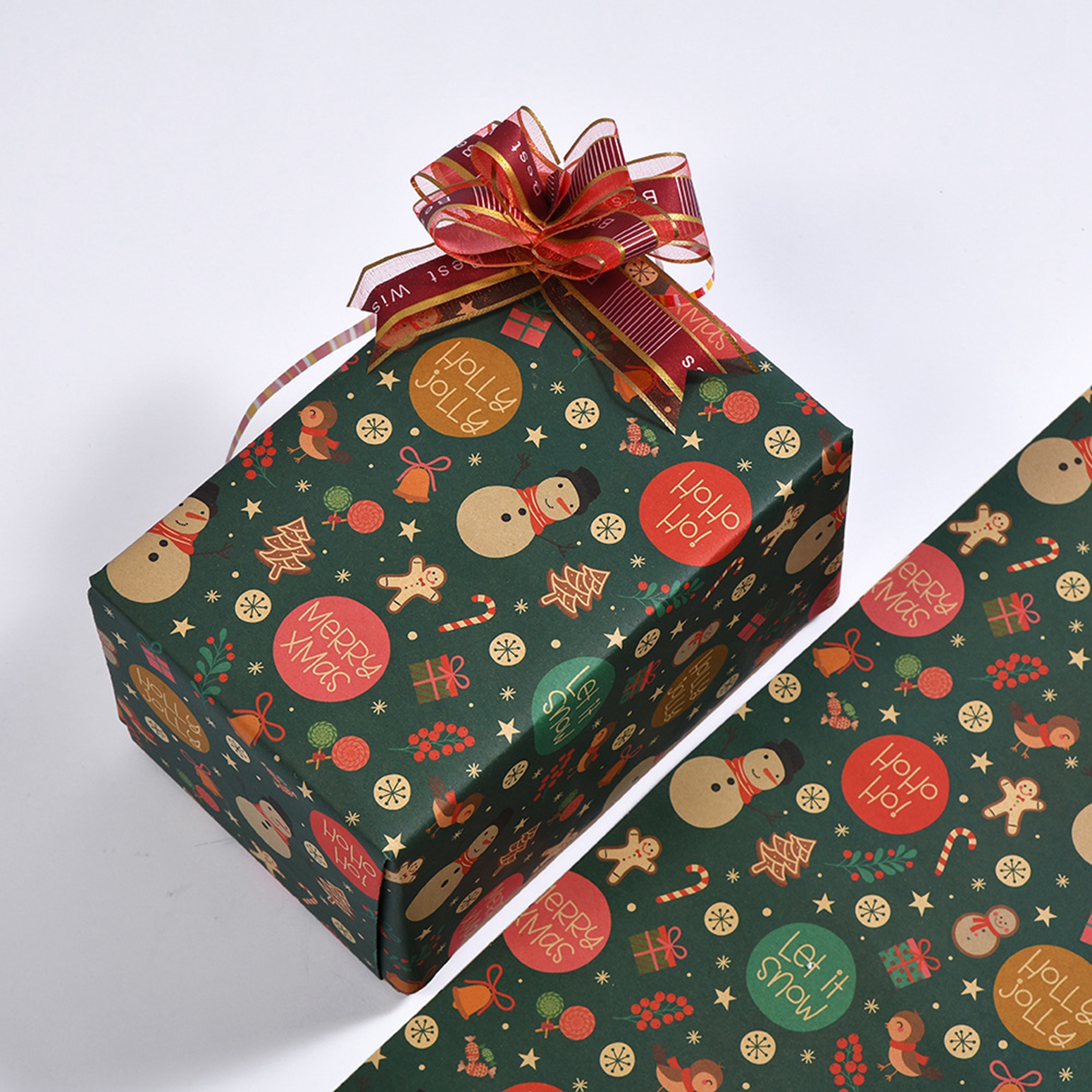 Custom christmas Wrapping Paper Gift Packaging Tissue Paper
