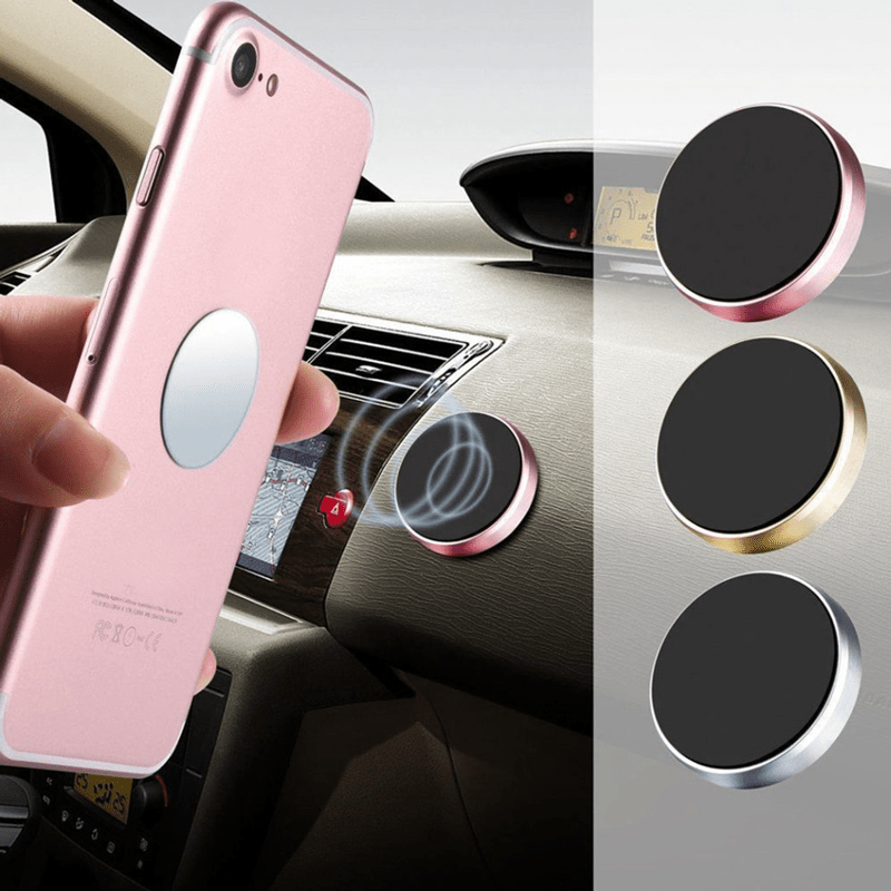 

Magnetic Phone Car Holder Universal Magnetic Mount Bracket Stick On Car Dashboard Wall For Samsung Xiaomi