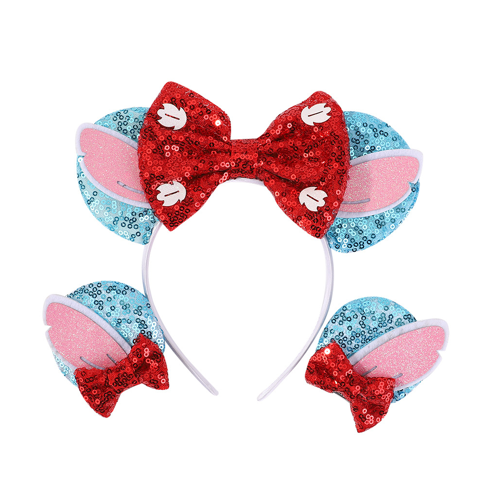 Ear Headband: Minnie Mouse Red Bow (Youth)