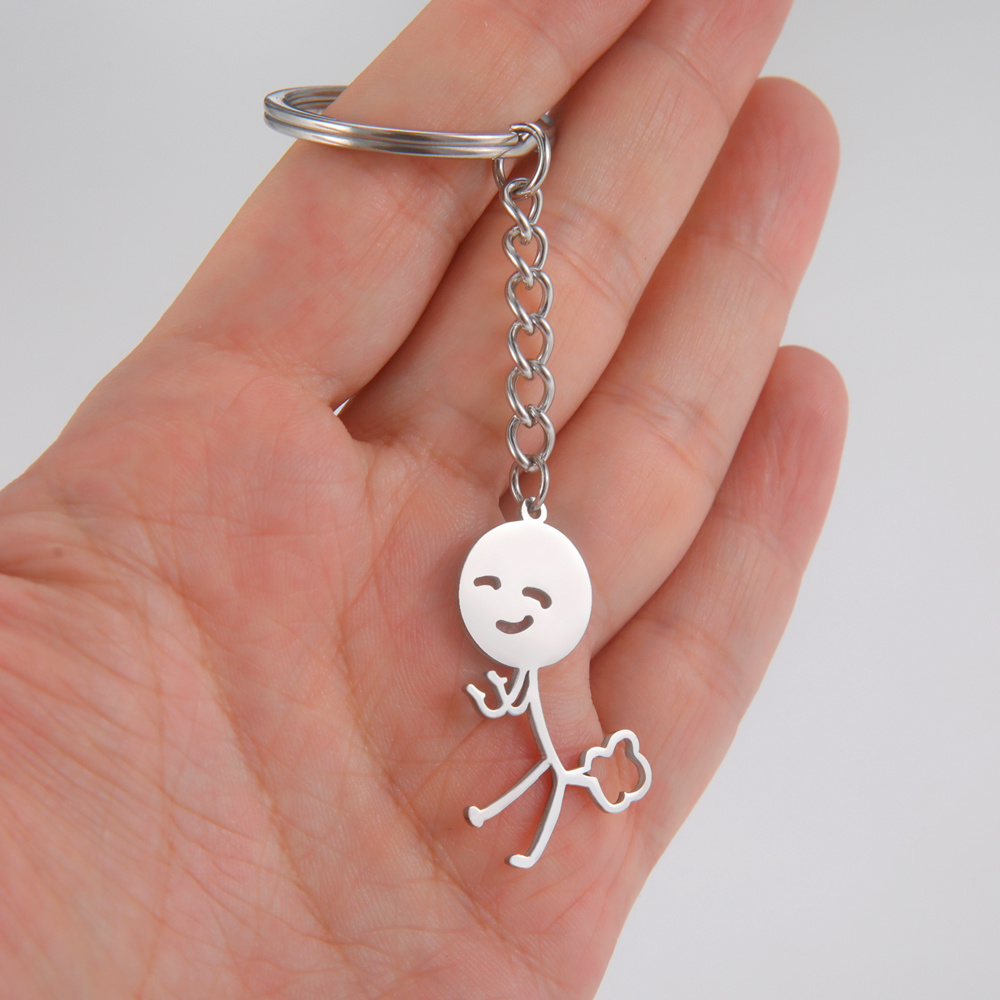 Funny Doodle Stickman Keychain (Buy One Get One Free)