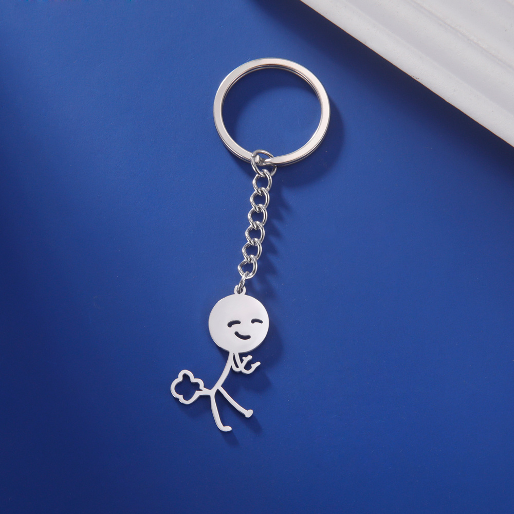 Funny Doodle Stickman Keychain (Buy One Get One Free)