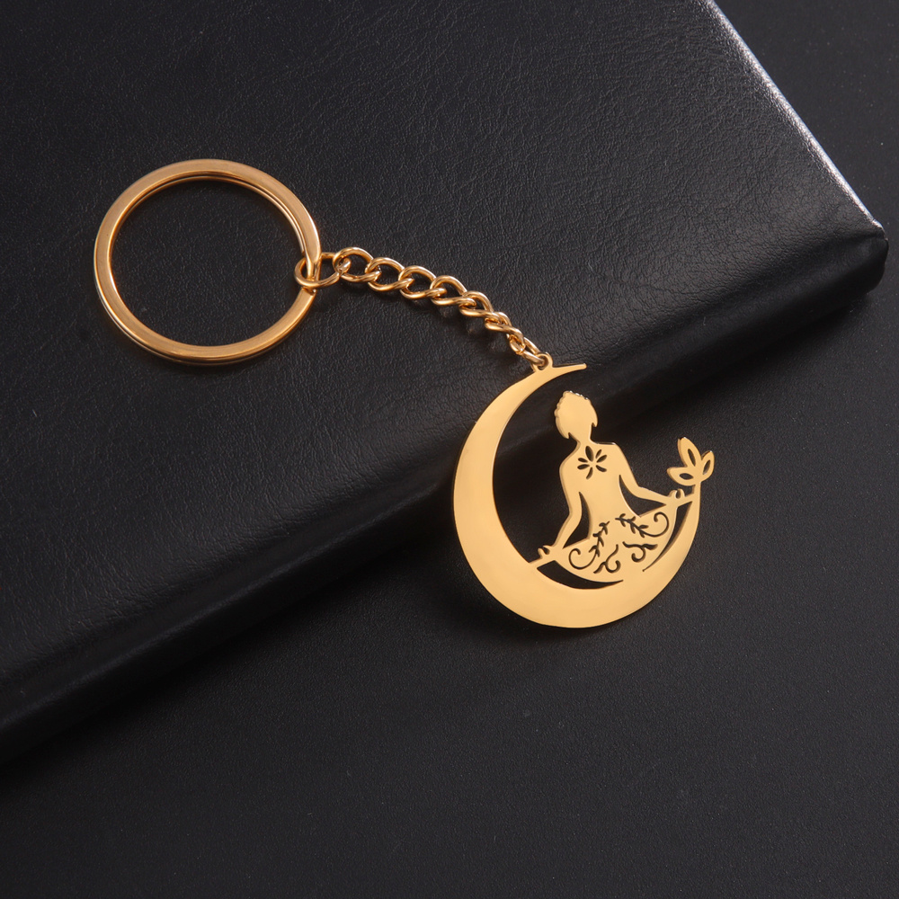 Moon Keychain Pendant - Temu