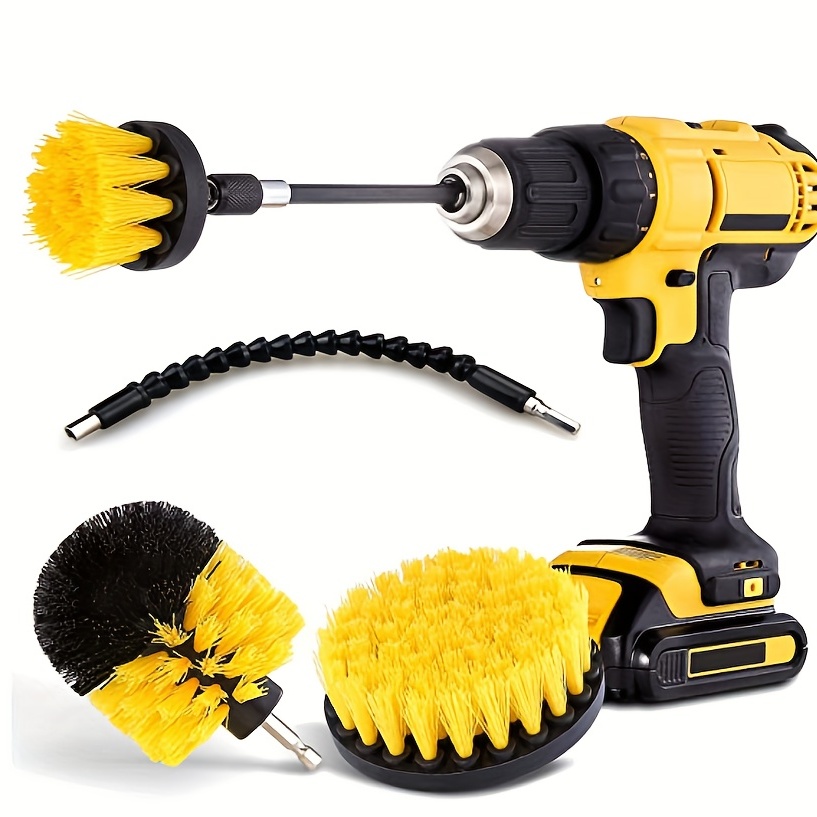 Power Drill Brush Attachment Grout Cleaner For Tile Floors - Temu