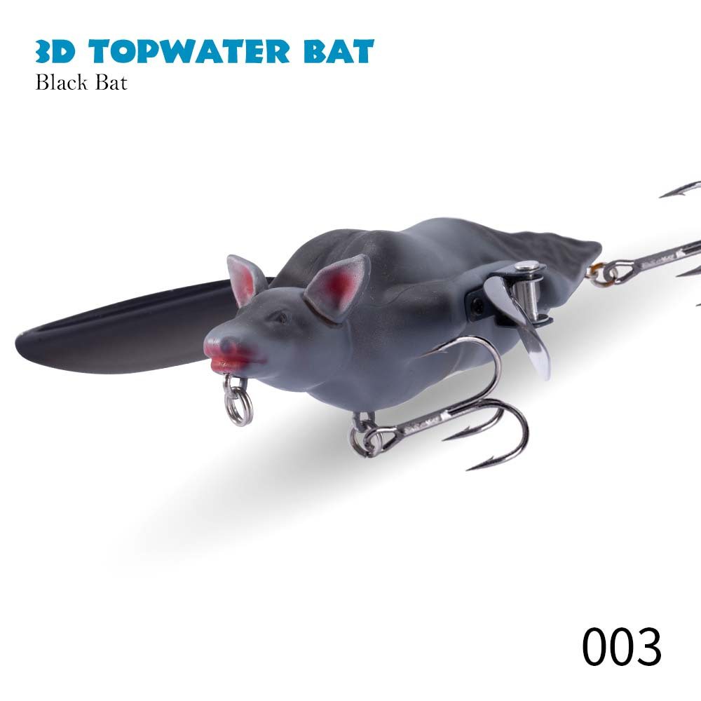 1pc Bionic 3d Bat Artificial Pencil Bait Topwater Floating - Temu