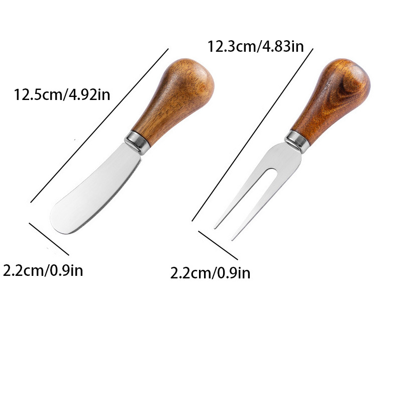 Cute Standing Butter Knife, Cream Cheese Spreader Knives, Multifunctional  Cream Cheese Butter Knives, Mini Butter Scraper with Wooden Handle, Fruit