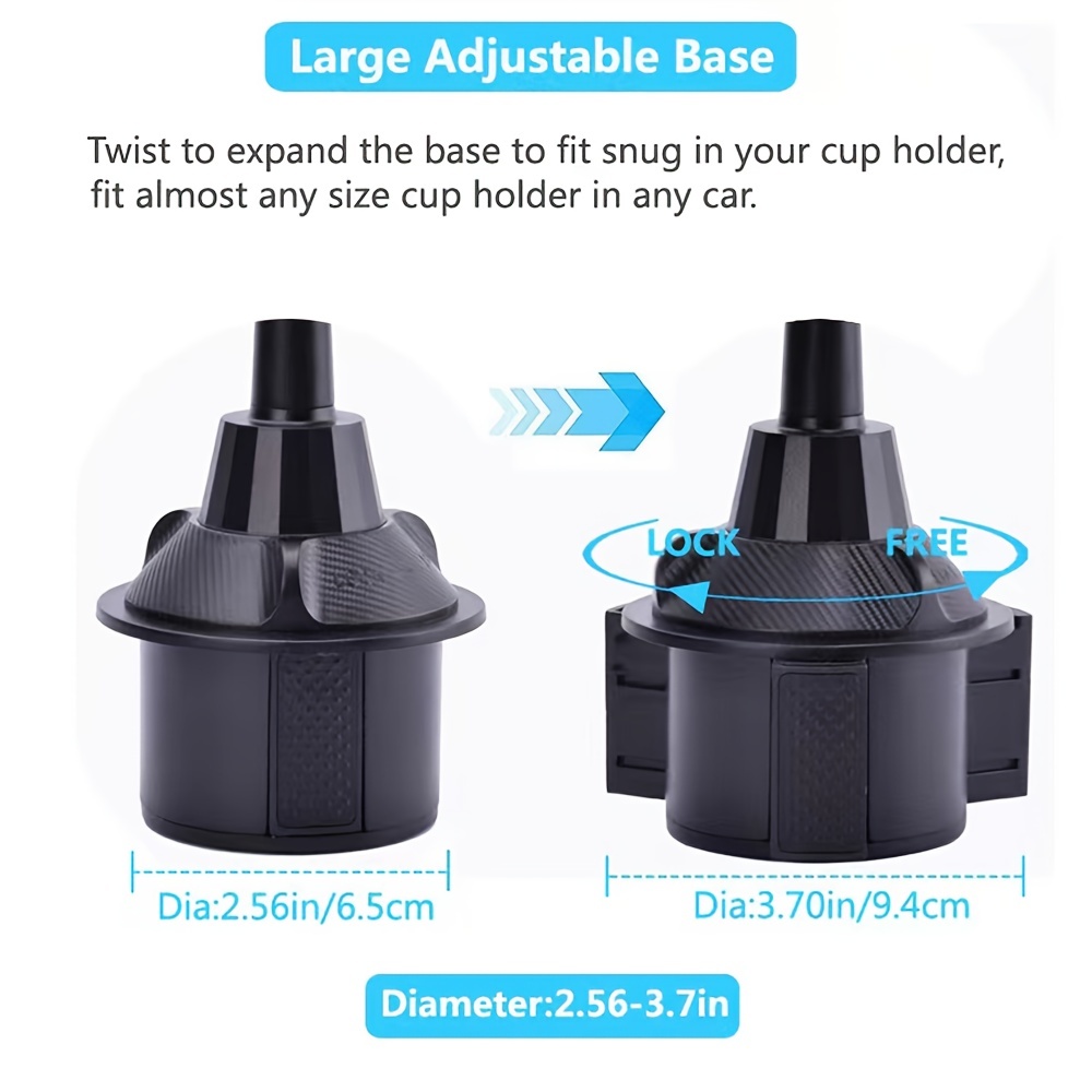 Auto-Getränkehalter-Tablett Mit Drehbarer Basis, 360 Grad