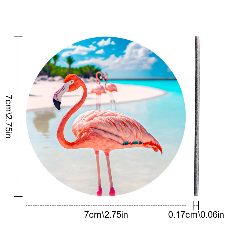 2 Stück Strand Flamingo Muster Auto Cup Holder Coaster - Temu Austria