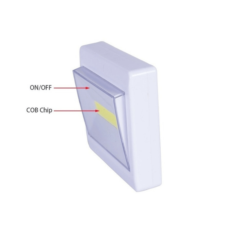 COB LED Cordless lamp Switch LED Wall Lights Night Light On/Off
