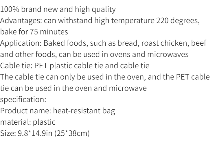 Roast Chicken Bag Oven Bag, Heat Resistance Nylon-blend Slow Cooker Liner Roasting  Turkey Bag For Cooking Oven Bag Baking Liners Kitchen - Temu