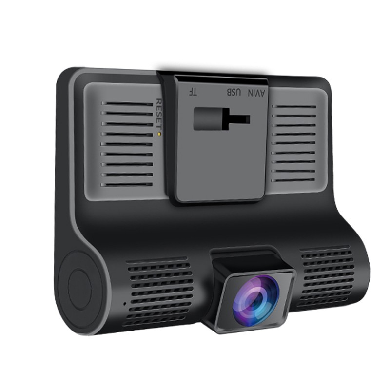 dashcam car dvrs car camera fhd 1080p auto recorder dash cam front and rear 3 camera lens registrator with rear view camera details 9