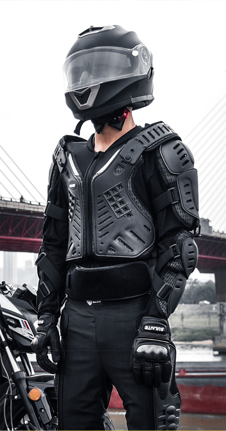 QYTK® Armatura Moto Protezione di Motocross Giacca, Completa Protezione  Armatura Indumenti da Motocicletta Abbigliamento Protettivo da Corsa per  Donna Uomo Adulto Spina Dorsale,Nero,S : : Auto e Moto