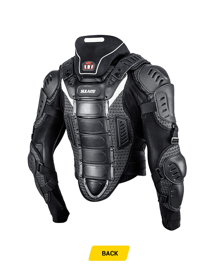 Armatura Moto Protezione di Motocross Giacca Moto Corpo Armatura Indumenti  di Protezione Completa Moto Professionale Sportivo,Black,XL : :  Auto e Moto