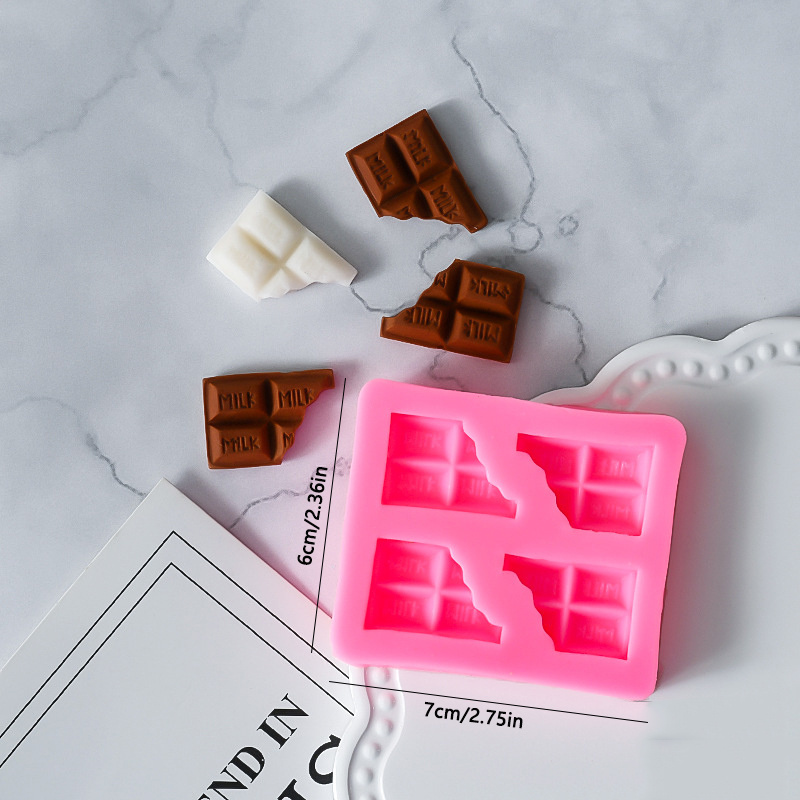 Mini Chocolate Bar Mold - Pink