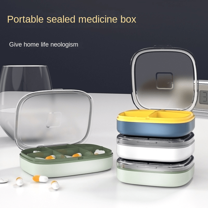 Thickened Pill Box - Portable, Multi-color, Stylish Storage