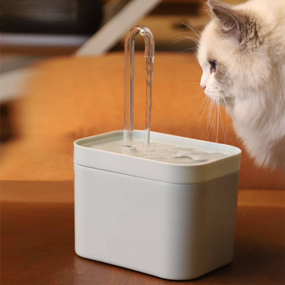 Round Pet Water Fountain Automatic Circulation Cat Water - Temu