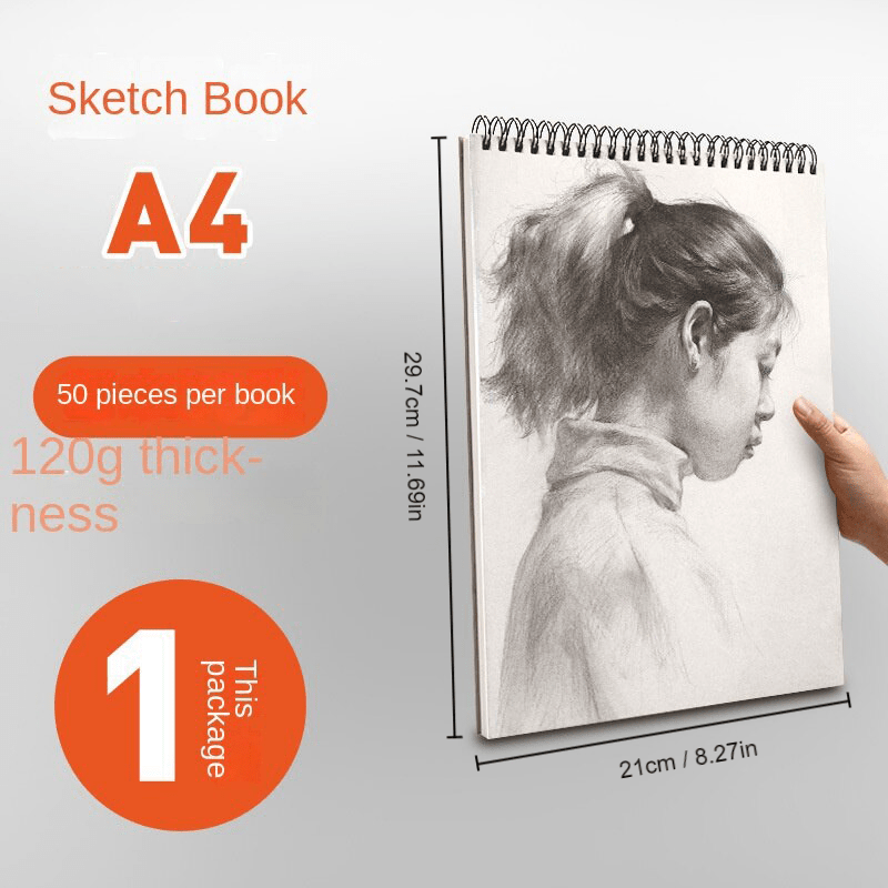A4/8K/A5/16K 30 Hojas Libro De Bocetos Para Dibujar Pintura Boceto  Papelería Ganado Suministros Papel Profesional Tarjeta Escolar