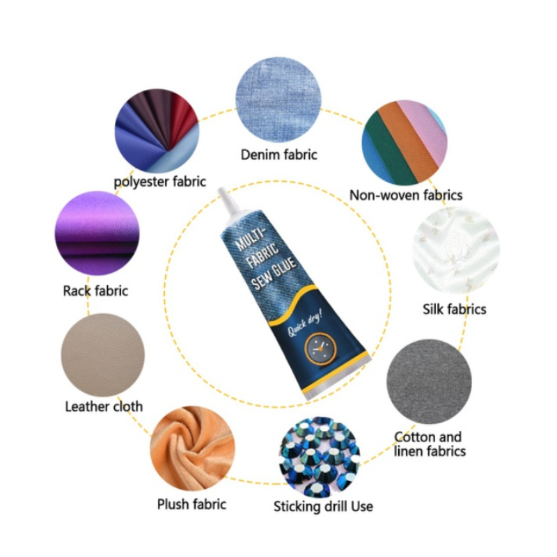 Liquid Instant Fabric Glue Secure Fast Drying Sewing - Temu