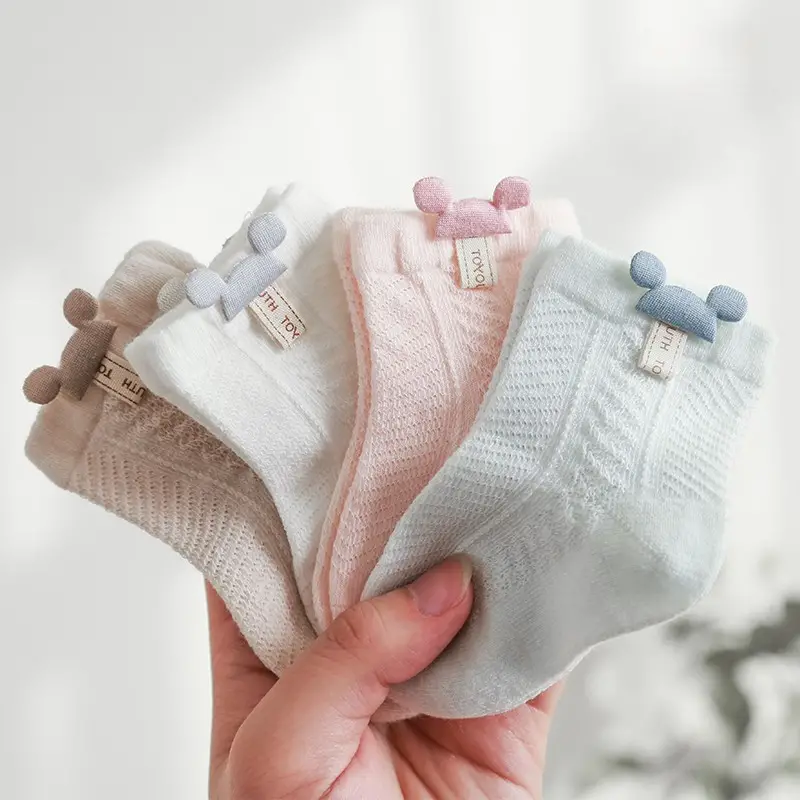 4 Pares Calcetines Recién Nacidos Niñas En Verano Calcetines - Temu Chile