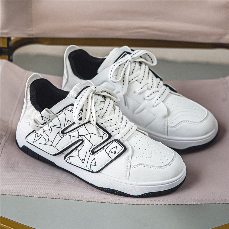 Men's Lace-up Sneakers - Athletic Shoes - Skate Shoes With Good