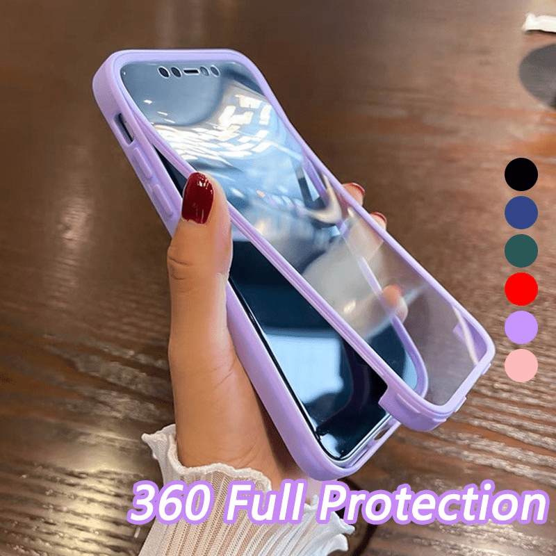 PROTECTOR FULL 360 + VIDRIO TEMPLADO IPHONE X 10 / XS CELULARES