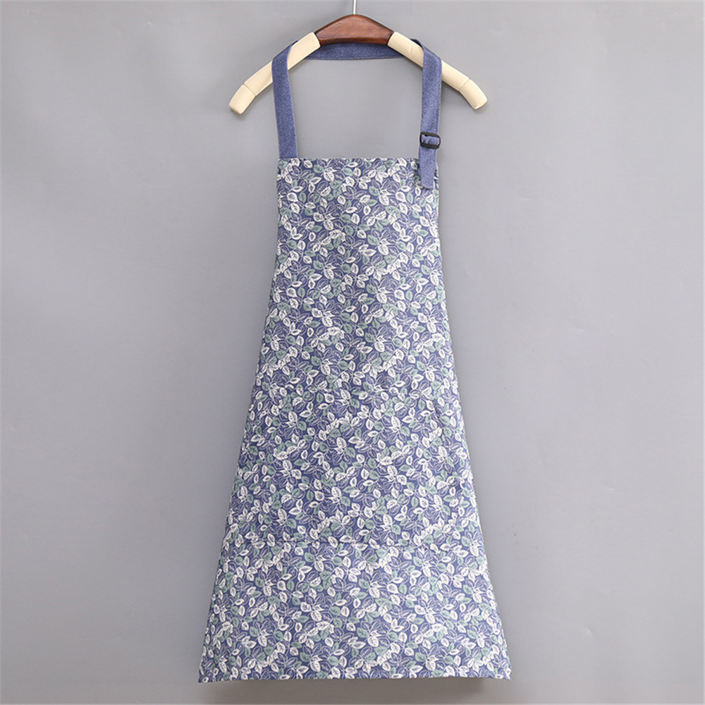 Polyester Apron Cute Flower Kitchen Household Oil proof - Temu