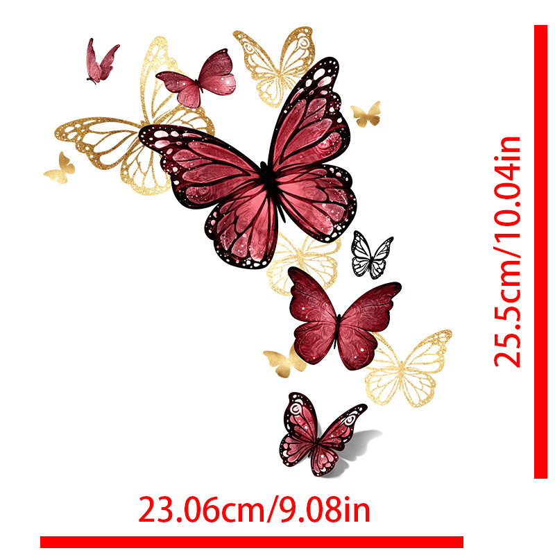 Small Size Butterfly Iron On Decals Thermal Transfer - Temu