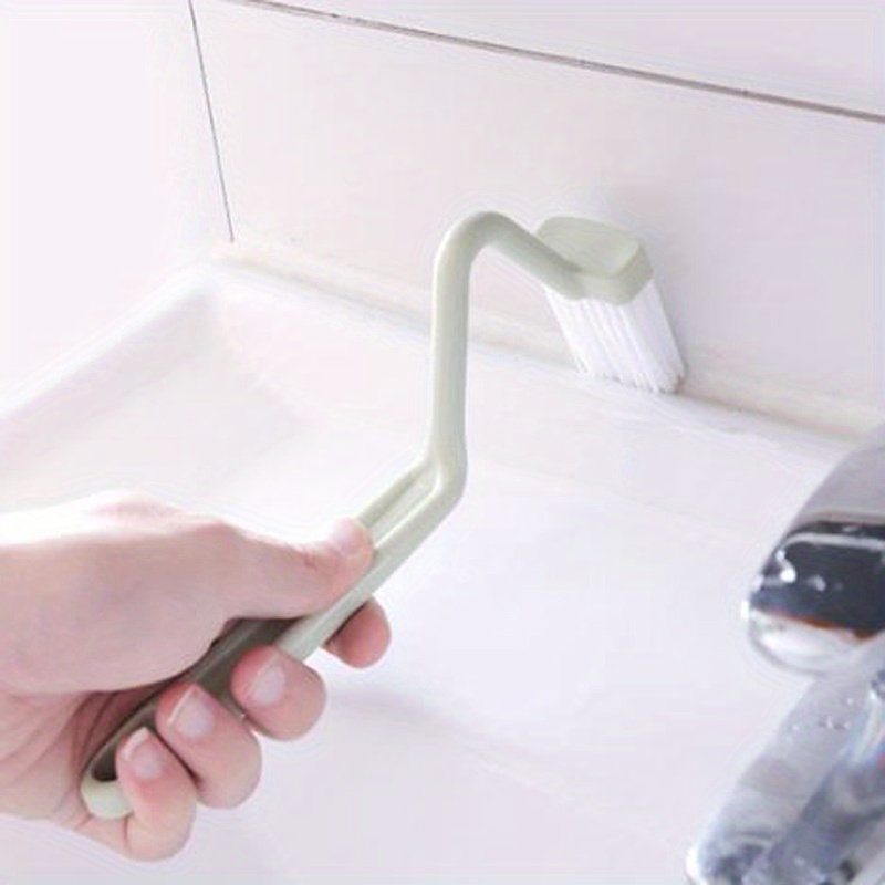 S Shaped Plastic Toilet Brush With Long Handle