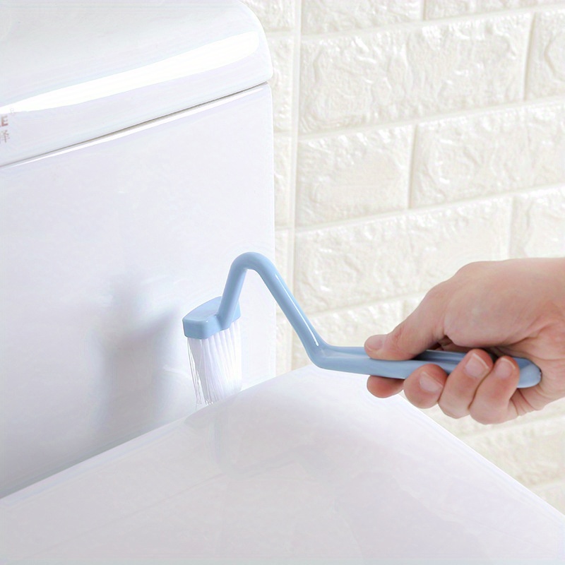 S Shaped Plastic Toilet Brush With Long Handle