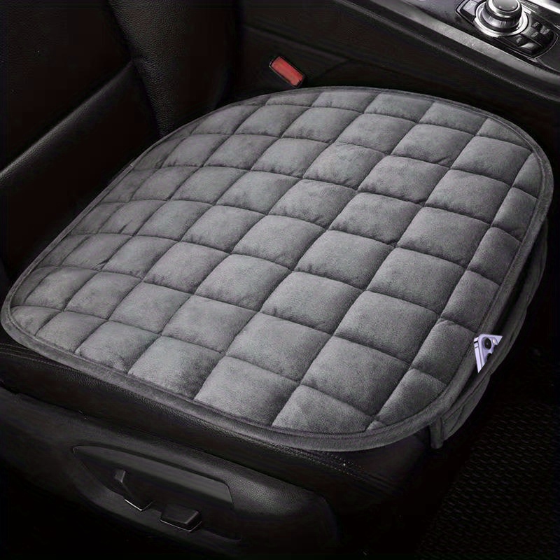 Car Seat Cushion Non slip Rubber Bottom With Storage Pouch - Temu