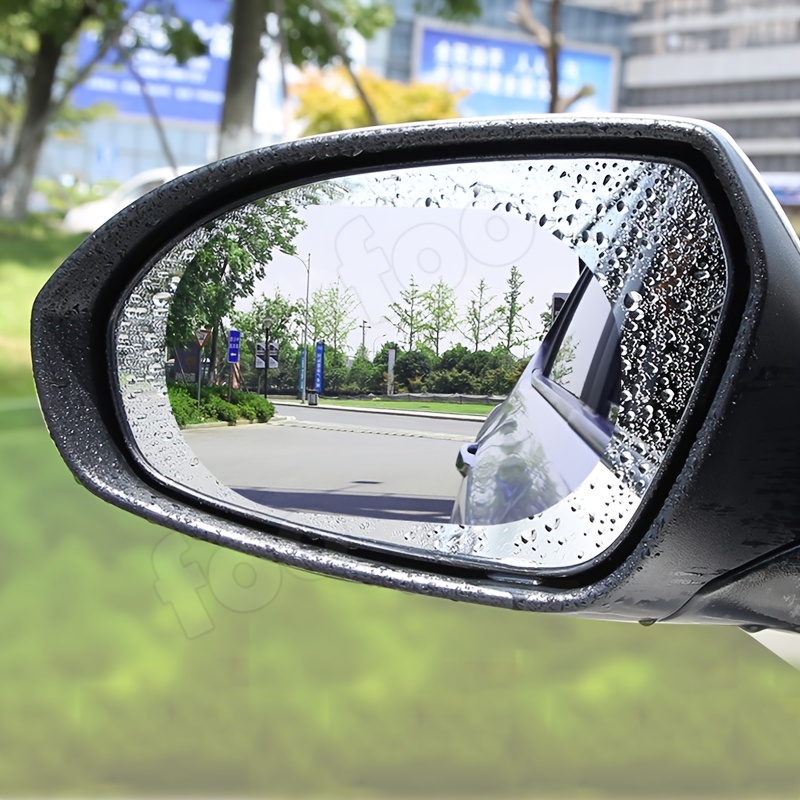 Acheter Fonken 2 pièces/ensemble accessoires de voiture imperméables miroir  de voiture fenêtre Film transparent Membrane Anti-buée Anti-éblouissement  autocollant étanche sécurité de conduite