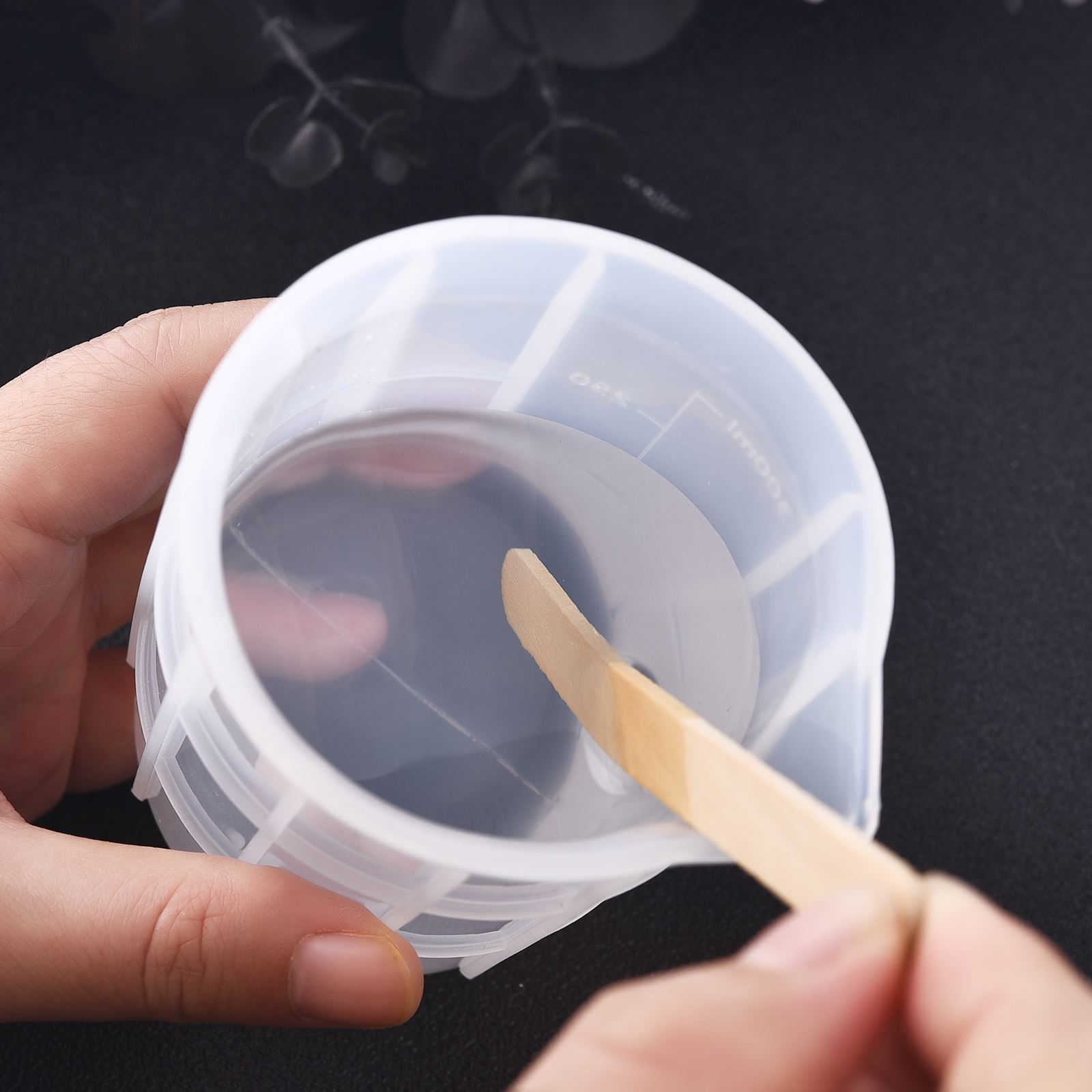 Silicone Measuring Cup Transparent With Scale Food-Grade Separating Cups  DIY Cake Epoxy Resin Jewelry Making Tools - AliExpress