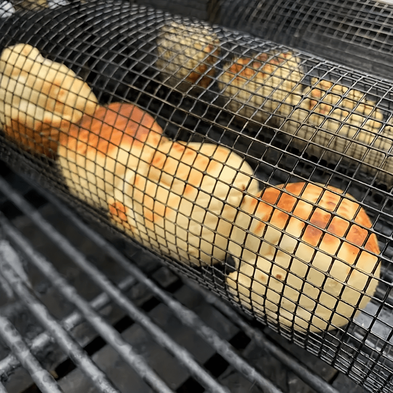 1pc Rete Cottura Barbecue Portatile In Acciaio Inossidabile - Temu Italy